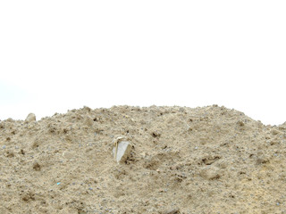 mound on white background