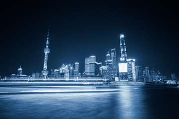 beautiful shanghai night scene