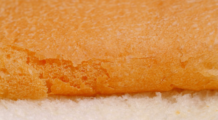 Bread texture closeup