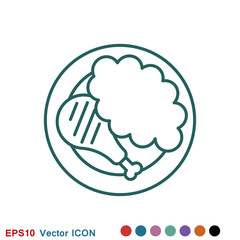 Food icon vector for logo design, illustration, vector sign symbol