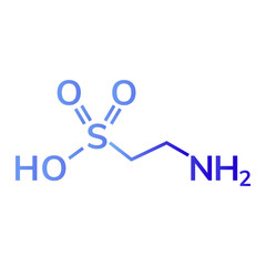 Taurine vector icon on white background