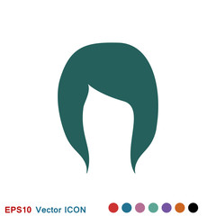 Hair salon icon logo, vector illustration, sign symbol for design