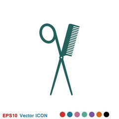 Barber icon vector logo, illustration, vector sign symbol for design