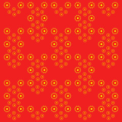 Pattern with Flowers. background - Illustration