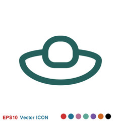 Hat icon logo, illustration, vector sign symbol for design