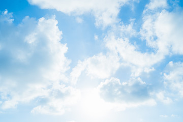 blue sky with cloud