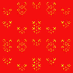 Pattern with Flowers. background - Illustration
