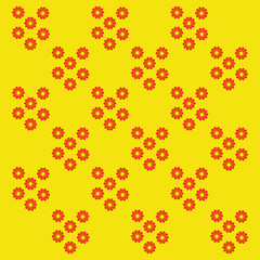 Pattern with Flowers. background - Illustration