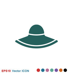 Hat icon logo, illustration, vector sign symbol for design