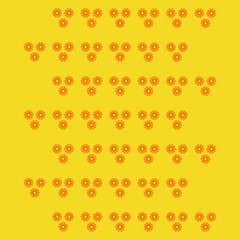 Pattern with Flowers. background - Illustration