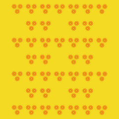 Pattern with Flowers. background - Illustration