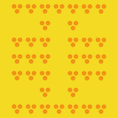 Pattern with Flowers. background - Illustration