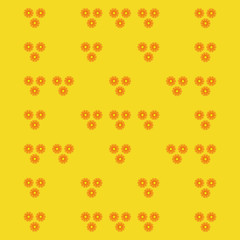 Pattern with Flowers. background - Illustration