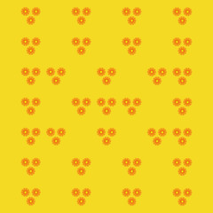 Pattern with Flowers. background - Illustration