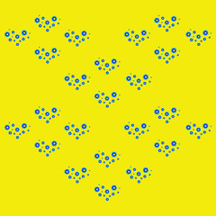 Pattern with Flowers. background - Illustration