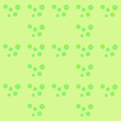 Pattern with Flowers. background - Illustration