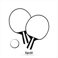 Table tennis icon. Vector Illustration Design.Eps10