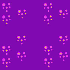 Pattern with Flowers. background - Illustration