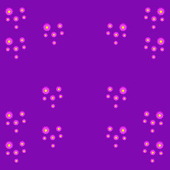 Pattern with Flowers. background - Illustration