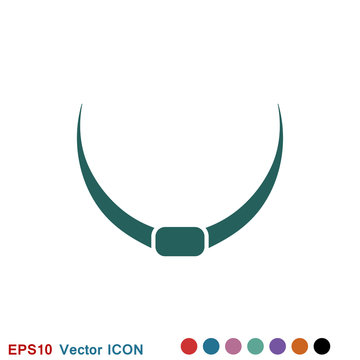 Bull horns icon logo, illustration, vector sign symbol for design