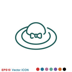 Hat icon logo, illustration, vector sign symbol for design