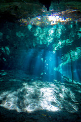 Underwater Dreamgate Yucatan Mexico