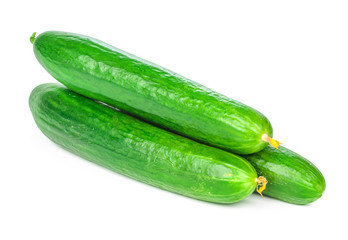 Cucumber isolated on white background