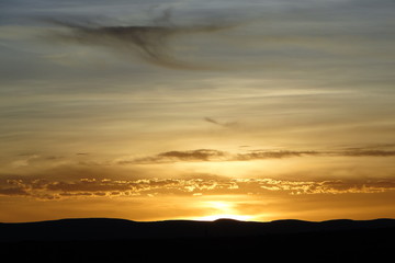 Pôr-do-sol na Caatinga