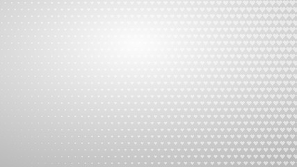 Abstract halftone background of small symbols in white colors
