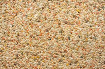 Hintergrund Produktprobe closeup einer Waschbetonplatte mit Kieselsteinen hell - Background product...