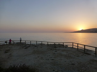 Malaga. Beautiful village of Nerja. Andalucia,Spain