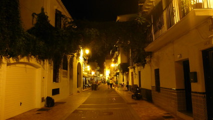 Malaga. Beautiful village of Nerja. Andalucia,Spain