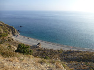 Malaga. Beautiful village of Nerja. Andalucia,Spain