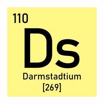 Darmstadtium chemical symbol