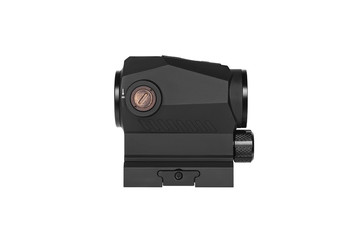 modern black collimator sight isolated on white back