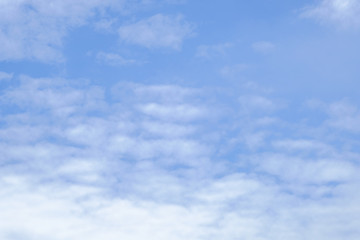 White soft cloud texture, Blue sky with white clouds in the morning for natural background concept.