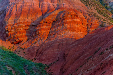 Amazing landscape of mountain Big Bogdo. Russia