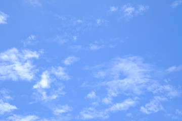 White soft cloud texture, Blue sky with white clouds in the morning for natural background concept.