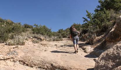 Randonnée dans les montagnes maroc