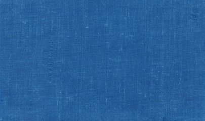 Old grungy canvas pattern with dirty spots in navy blue color.