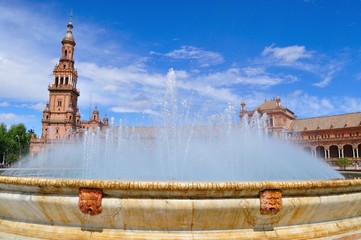 Fuente de la Plaza de España, Sevilla