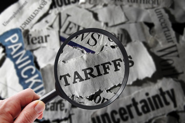 Tariff news headlines look
