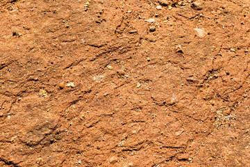 close up of craggy rock texture