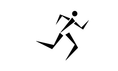 sports, fitness, running, health, competition, victory, logo, physical education, mileage, marathon, vector, web, graphic, emblem