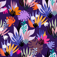 Jungle colorful pattern1