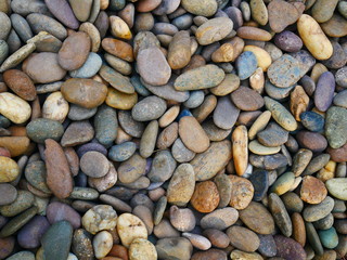 brown pebble stone nature background