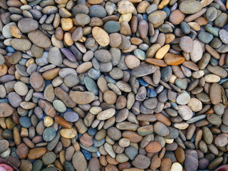 brown pebble stone nature background