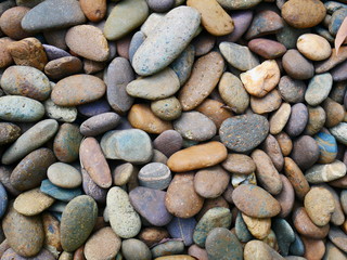 Fototapeta na wymiar stone background, pebbles on the beach