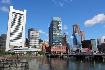 Boston city skyline