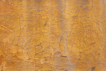 Yellowish Old Weathered Cracked Wall Texture